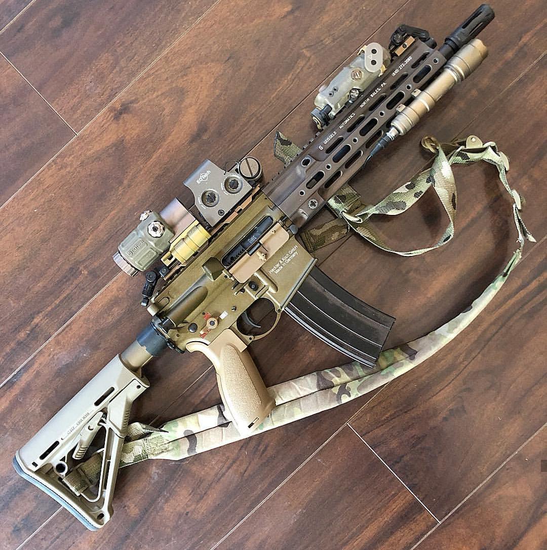 美军hk416和mk18,美军为什么喜欢用hk416