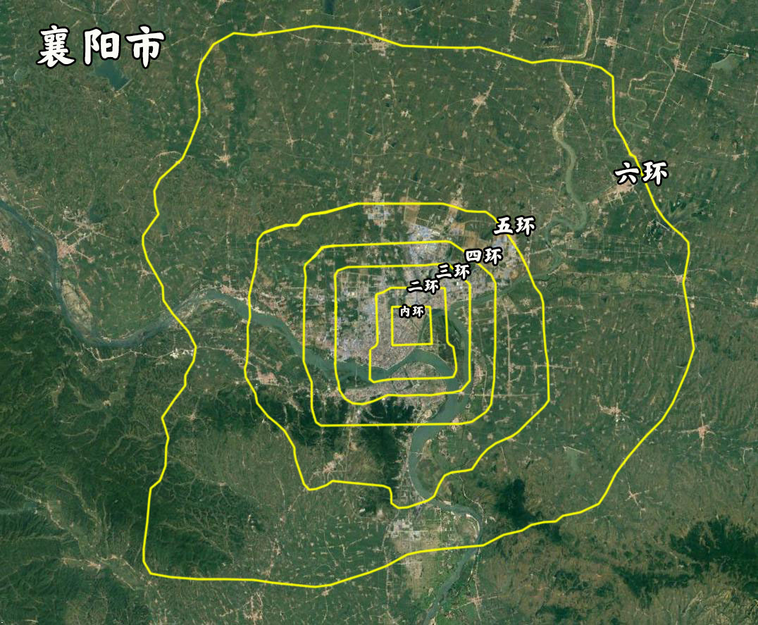 同比例面积城市对比,北京五环图对比各大城市