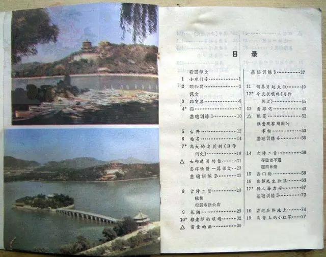 童年语文课本,90后童年课本语文