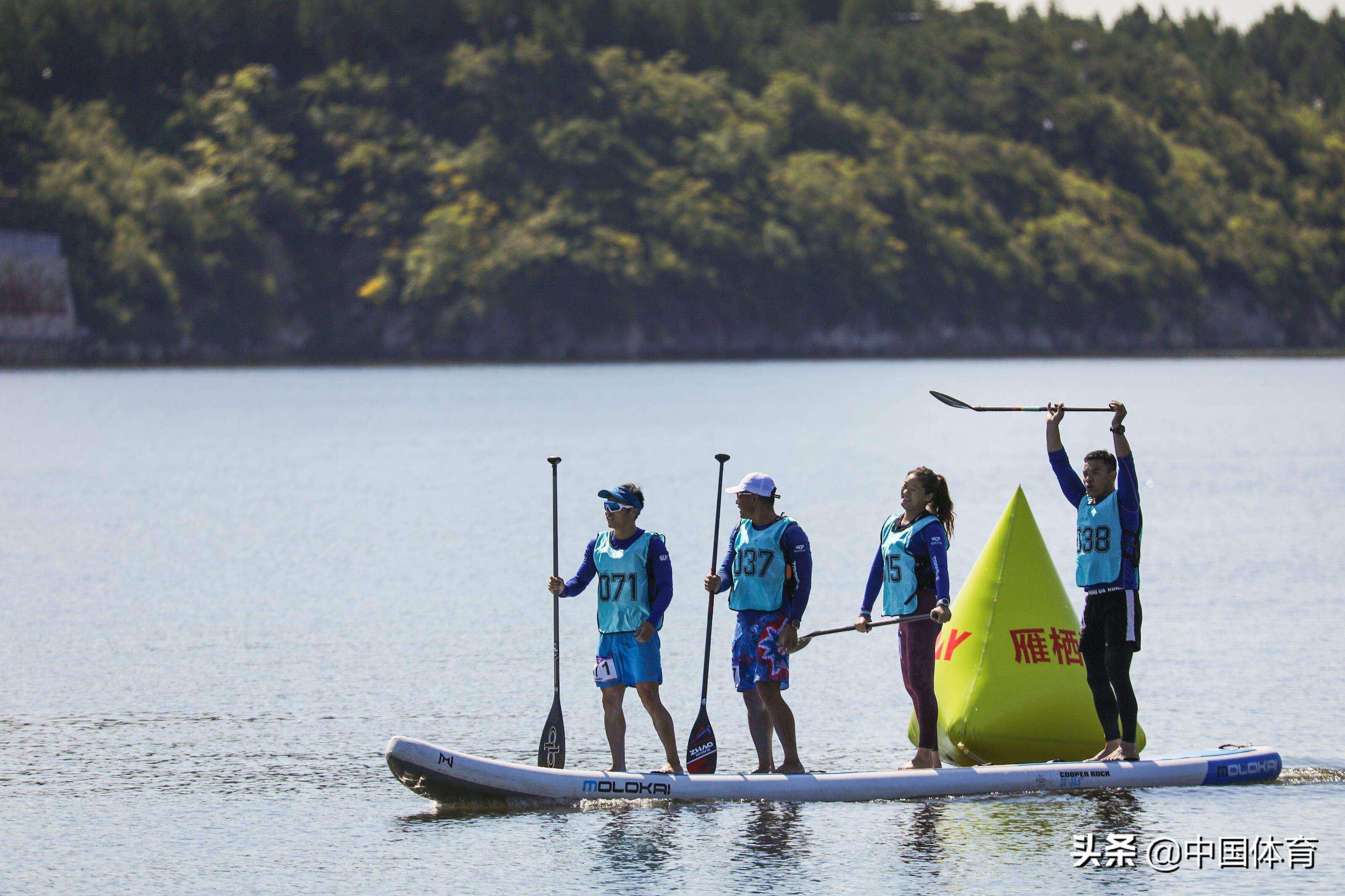 雁栖湖桨板赛收官,雁栖湖畔龙舟赛