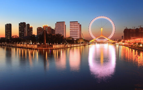 天津市中心在哪,天津滨海市中心