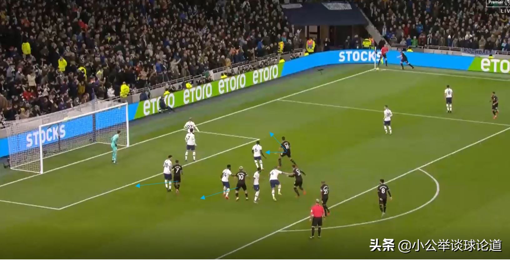 足球如何提高禁区进攻套路,英超定位球战术