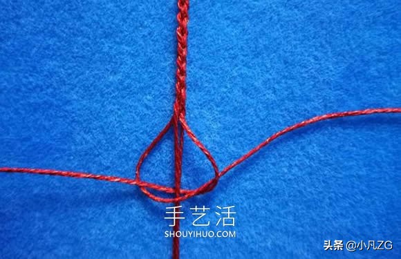 心形中国结编法图解,儿童中国结编法图解