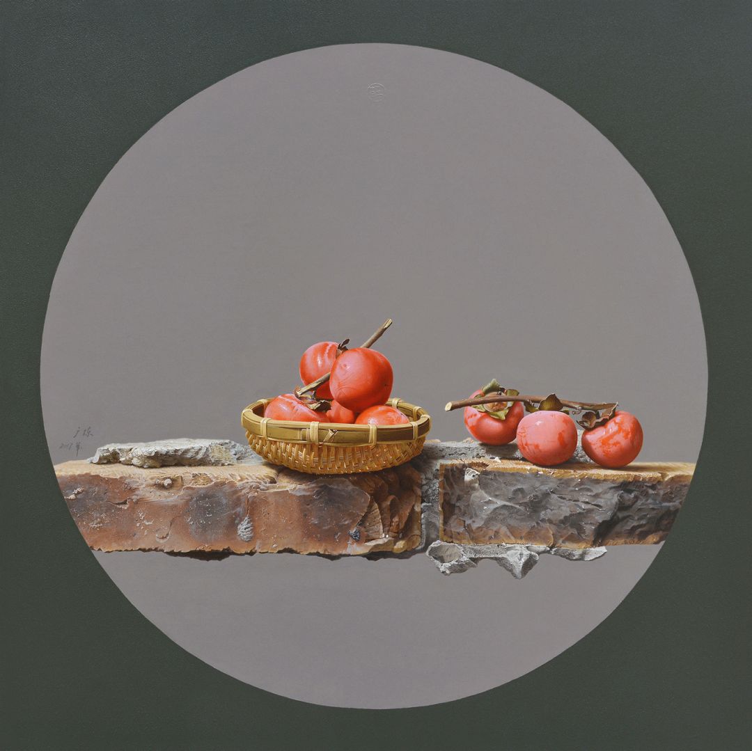 冷军画桃子图片大全,冷军画桃子放大5倍