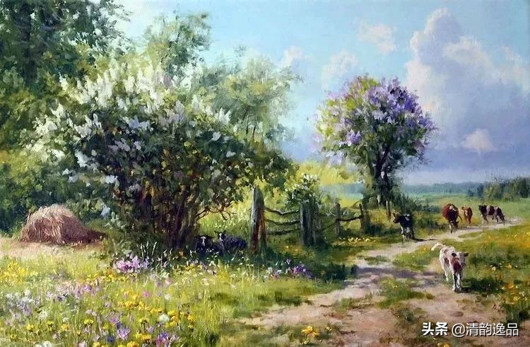 俄罗斯画家经典油画风景作品欣赏,俄罗斯艺术家尤金油画