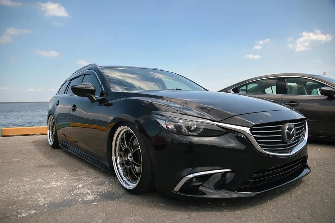 阿特兹轮毂改装案例,马自达阿特兹改装案例