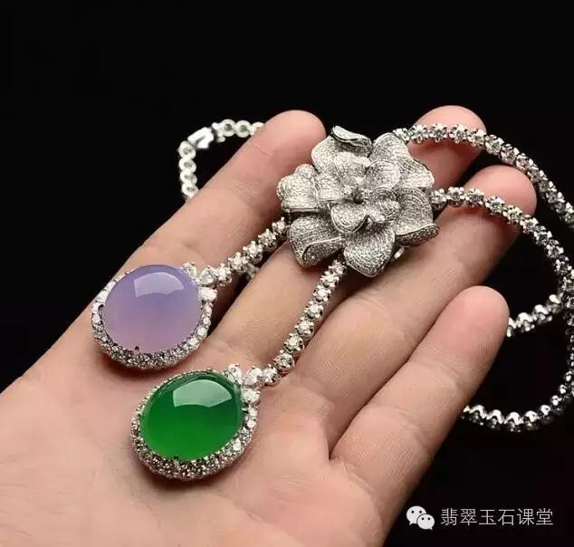 蓝底紫罗兰翡翠,粉紫罗兰和蓝紫色翡翠哪个更值钱