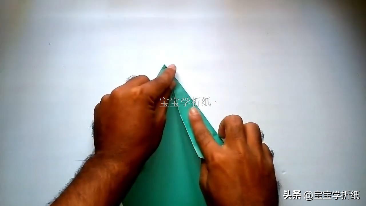 儿童简单折纸教程飞机,儿童折纸1-9岁飞机的折纸方法