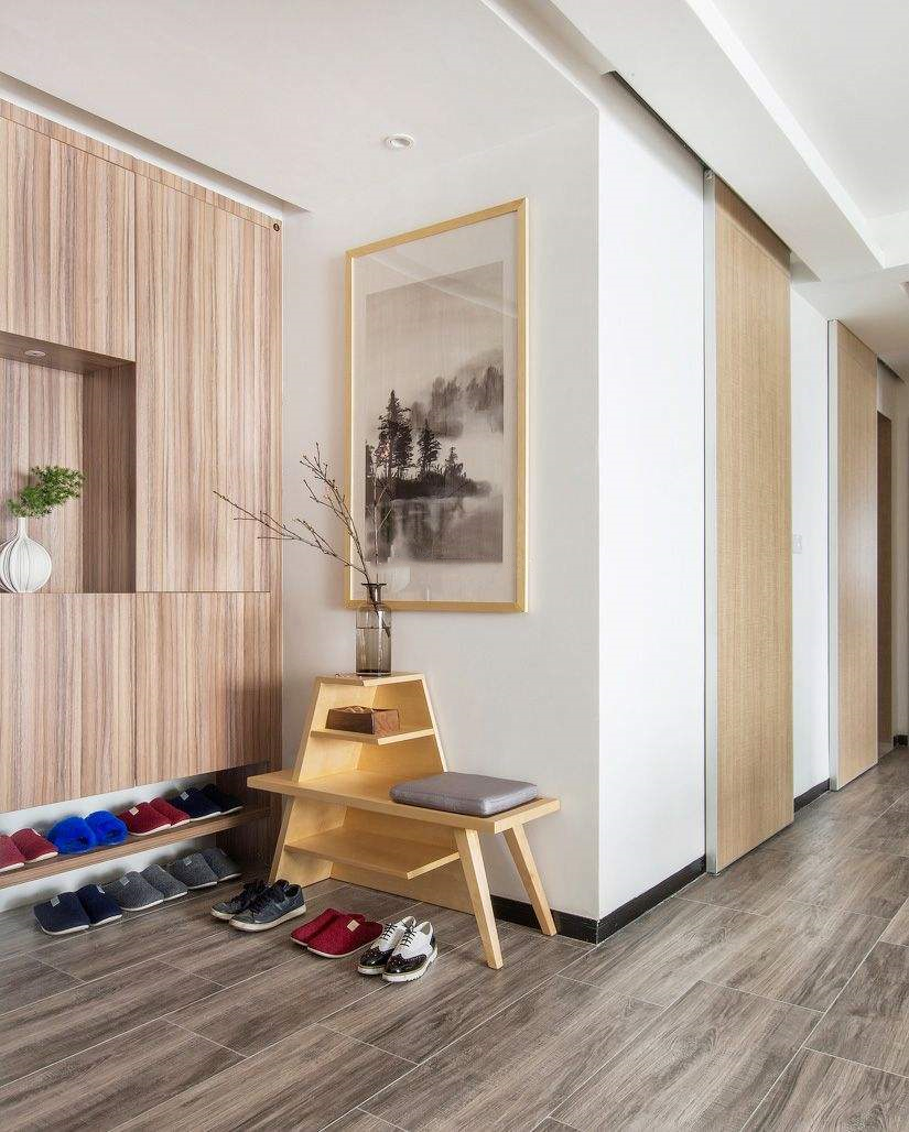 无玄关进门餐厅和客厅怎么做鞋柜,入户过道窄又长怎么设计玄关鞋柜