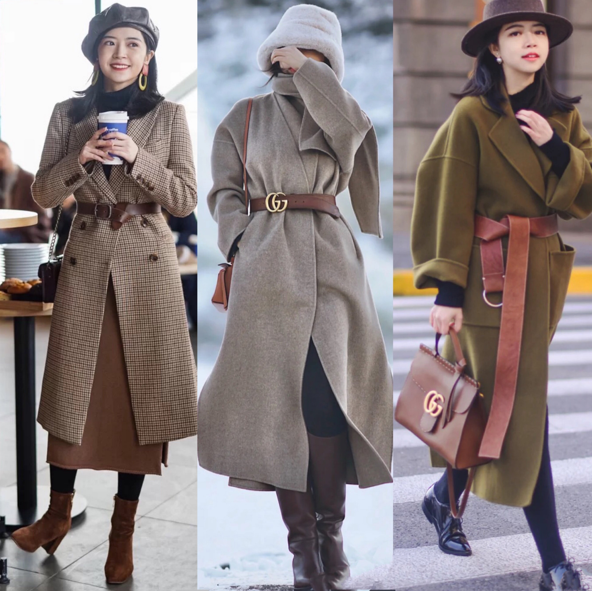 系细皮腰带方法简单又好看,系半截腰带方法简单又好看夏季