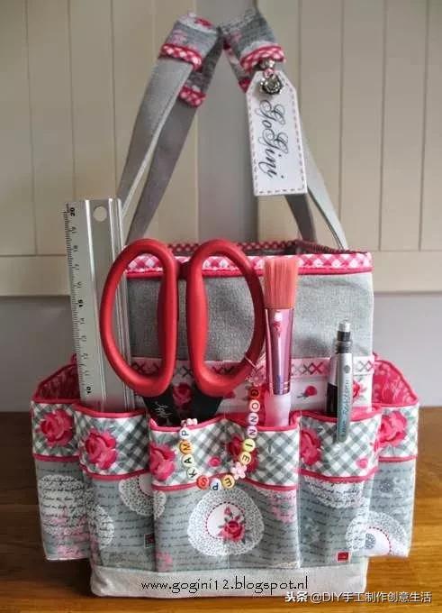 布艺收纳整理包,布艺收纳包制作教程