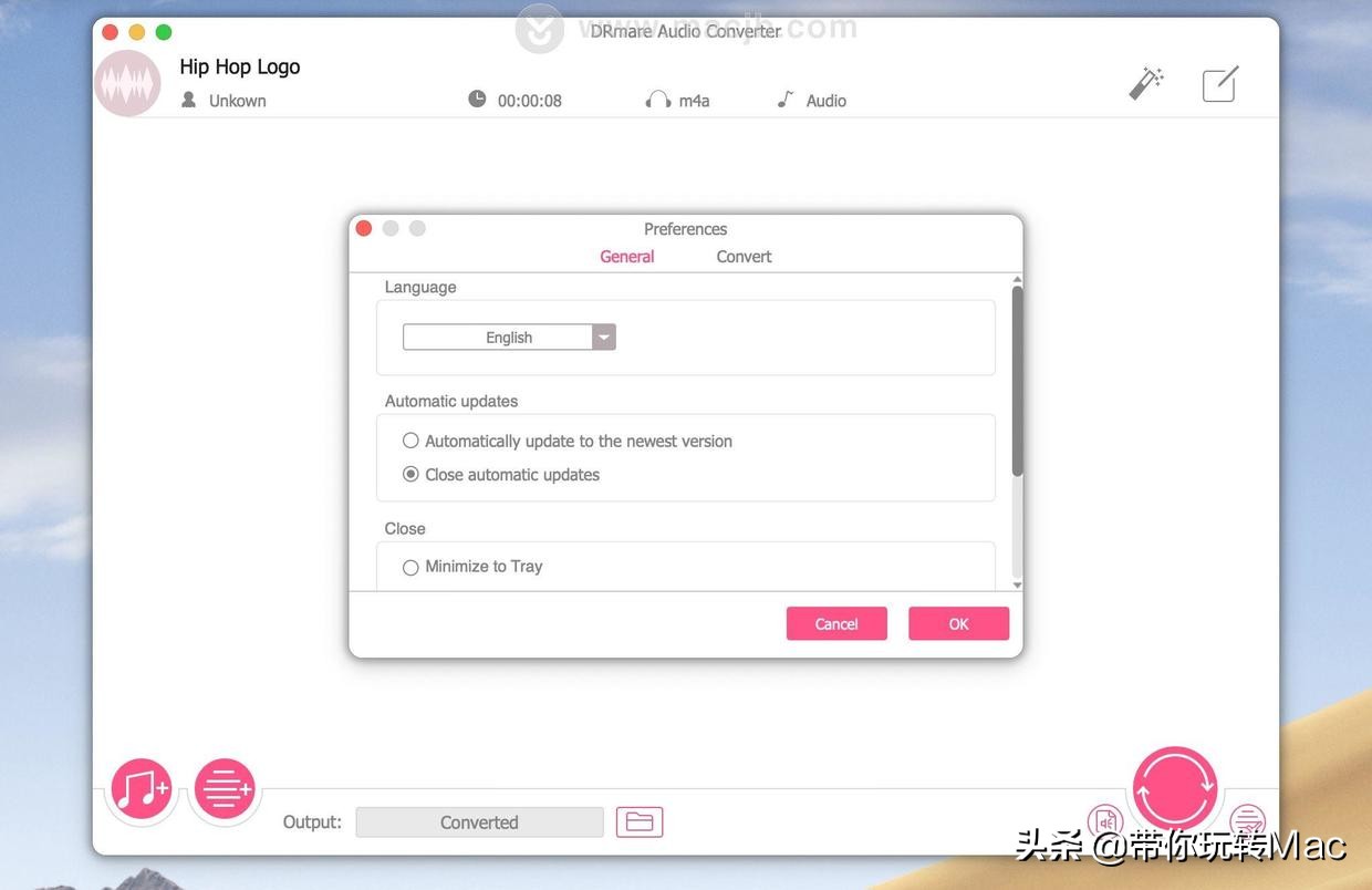 mac音频格式转换软件哪个好,mac音频转换app