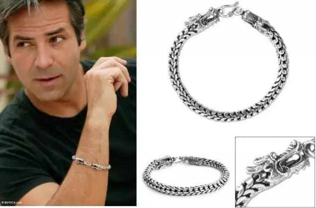 男士简约手串搭配,男人手串搭配