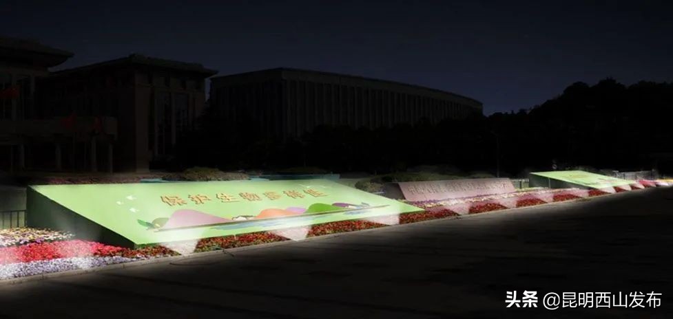 昆明立体花坛最好看的几个,美丽春城立体花坛