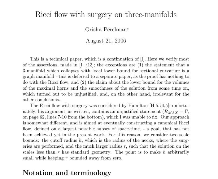 宇宙形状之谜,宇宙形状庞加莱猜想
