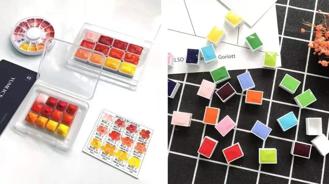 水彩画怎么选笔,水彩画颜料初学者推荐