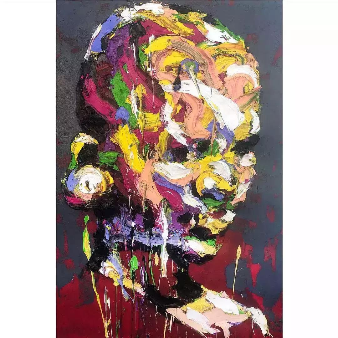 厚画的魅力！韩国shinkwangho用有张力的作品直击眼球！！！