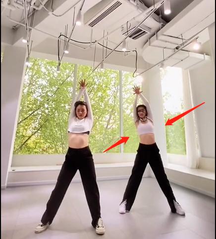 张俪穿露脐装跳舞,张俪跳舞露脐装