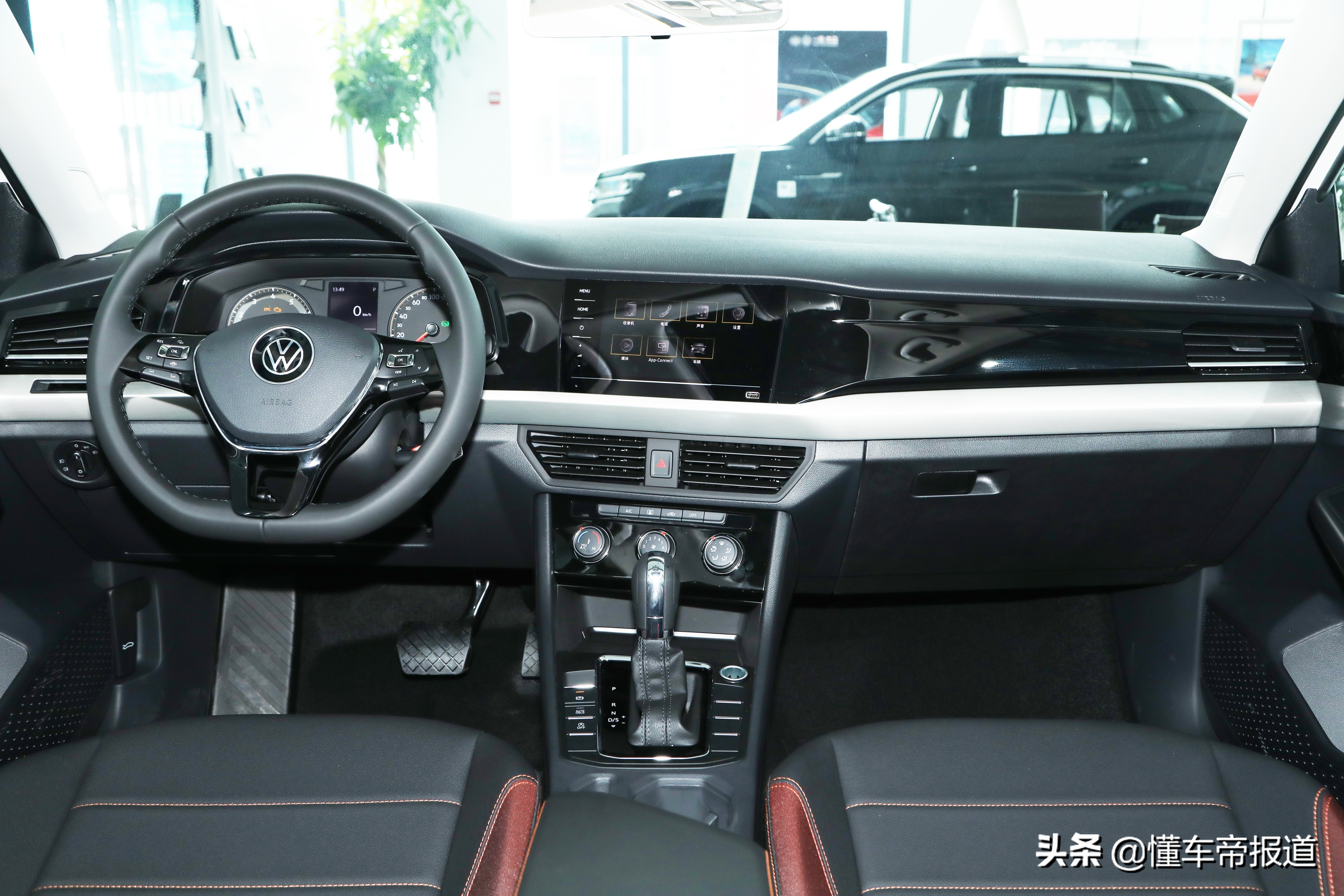 一汽大众20款宝来中控屏,2020款大众宝来更换原厂中控屏