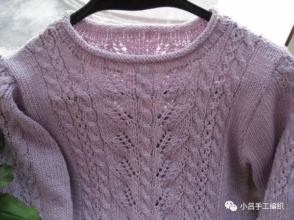 宽松针织套头毛衣图解,前短后长休闲毛衣外搭