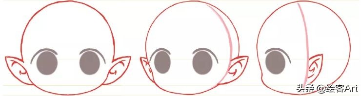 萌值爆表的Q版人物脑袋画法全解析，你确定不来pick一下？