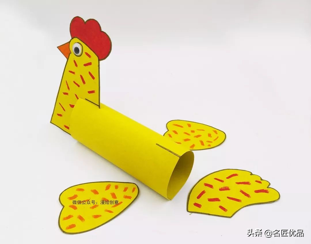 儿童创意立体手工母鸡,幼儿园手工制作小鸡简单又漂亮