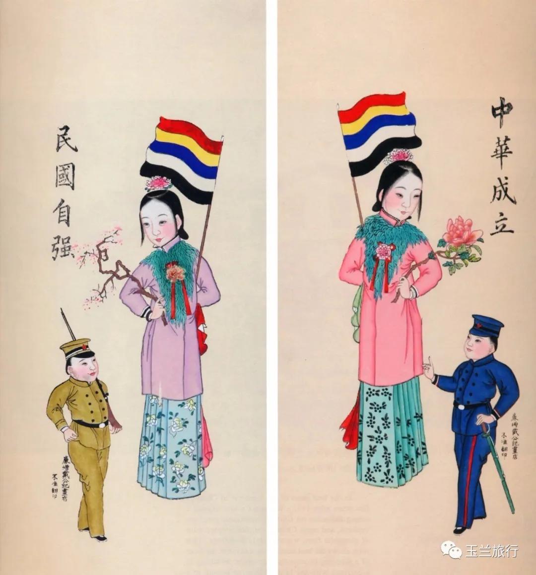 杨柳青木版年画传承及彩绘实践,100幅怀旧杨柳青年画欣赏