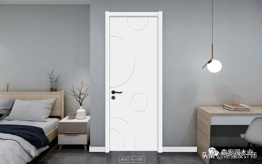 铝木门极简窄边木门,极简轻奢装修风格木门