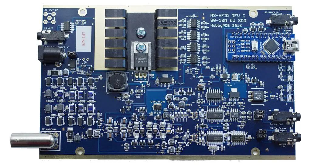 外观土气的开源短波SDR收发器性能几何？频率3-30MHz，功率5W