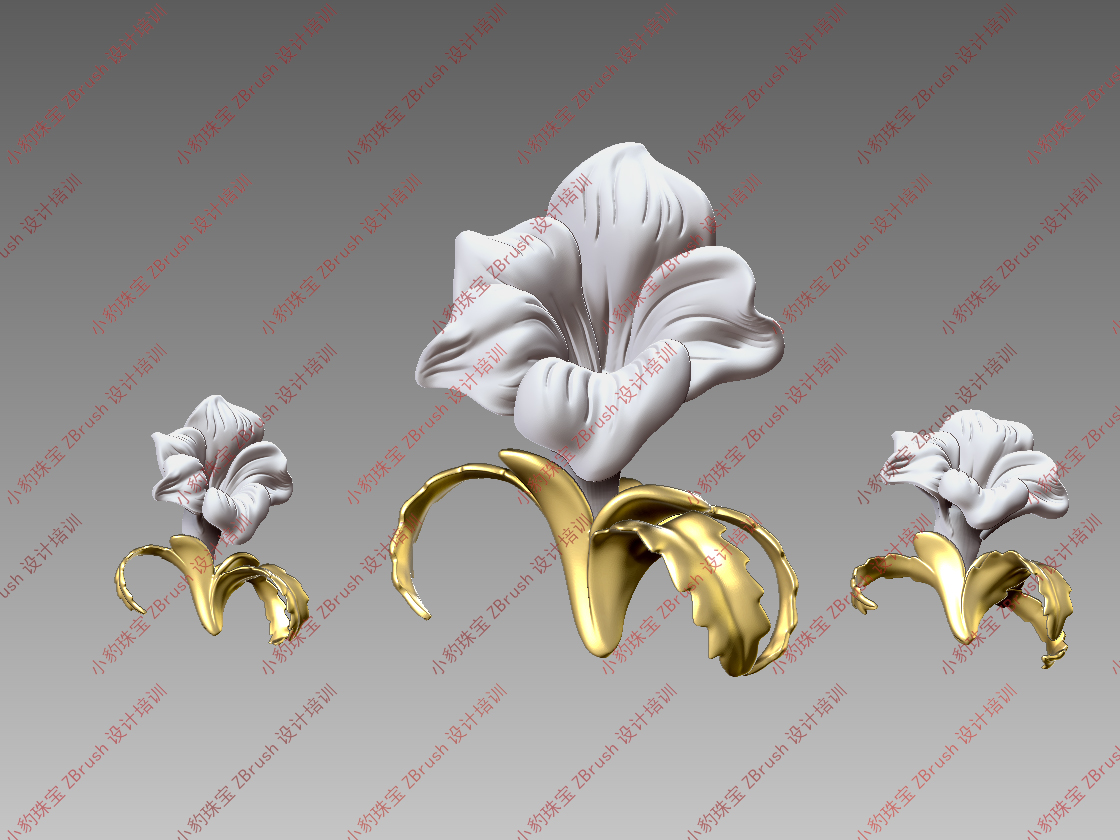 2023zbrush戒指基础教学,小豹珠宝zbrush设计教学