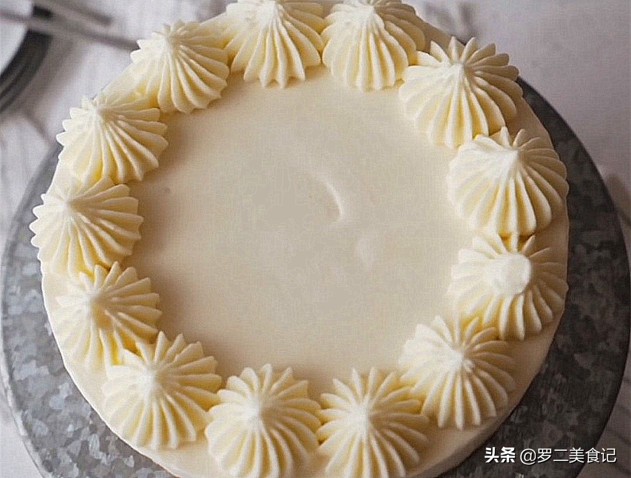 生日蛋糕做法烤箱8寸不开裂超软,生日蛋糕家庭做法不用烤箱