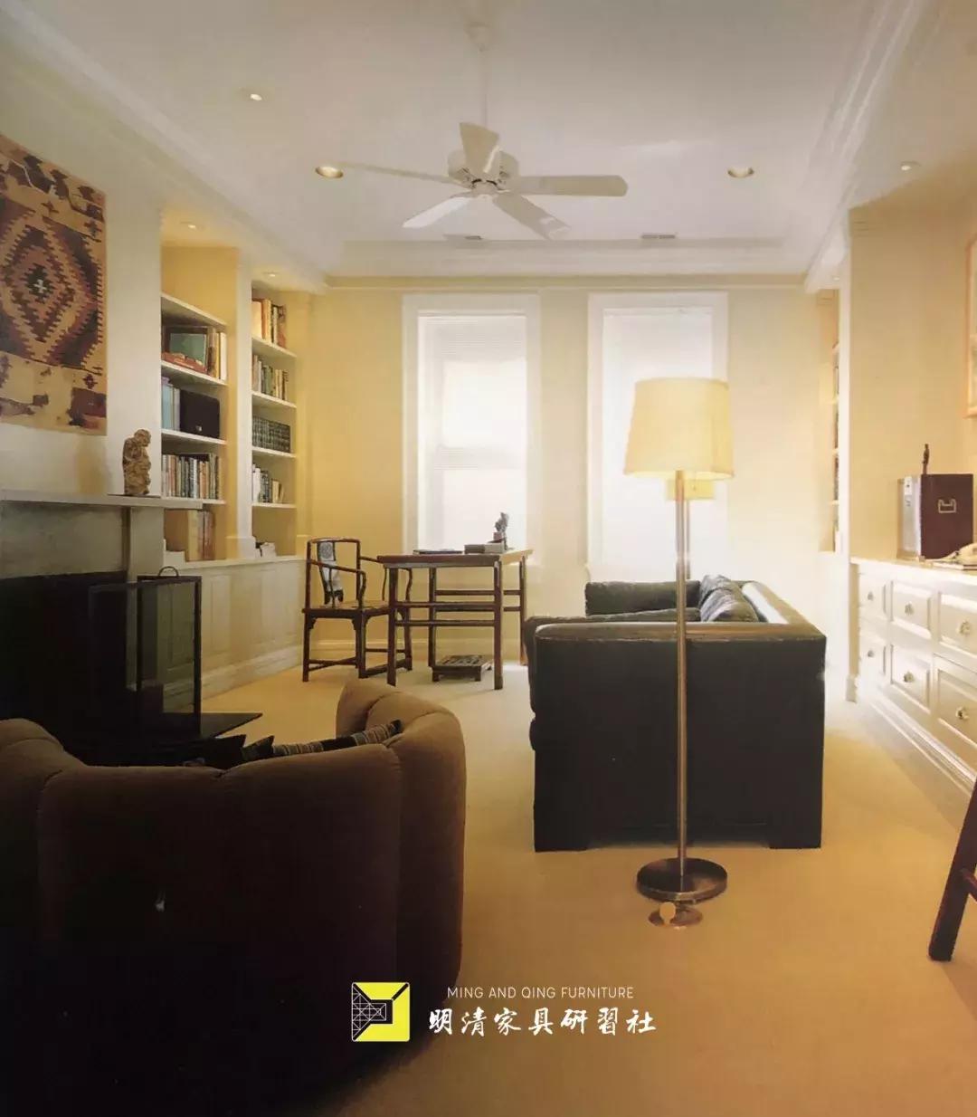 古典家具现代空间书房,古典家具与现代空间书房