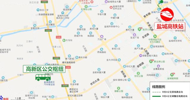 盐城市全线公交车路线大全,最新盐城市区公交车线路图