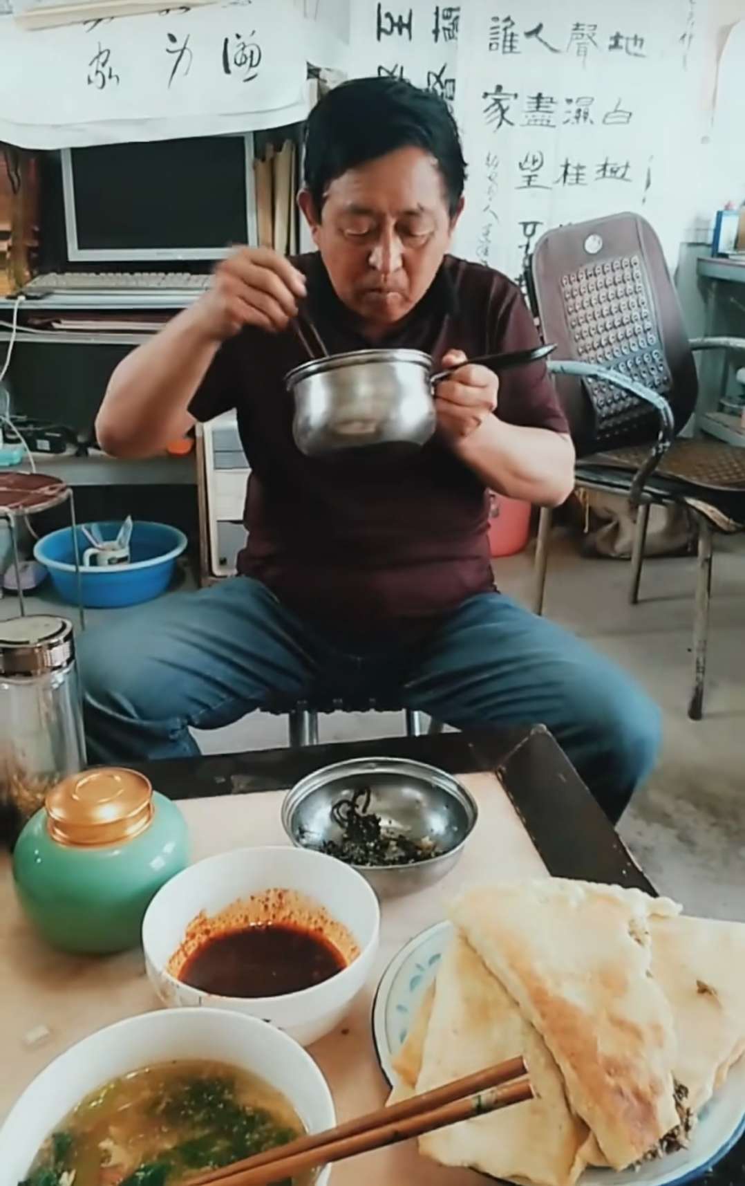 甘谷金山农民作家张志刚,甘谷徒步张志刚