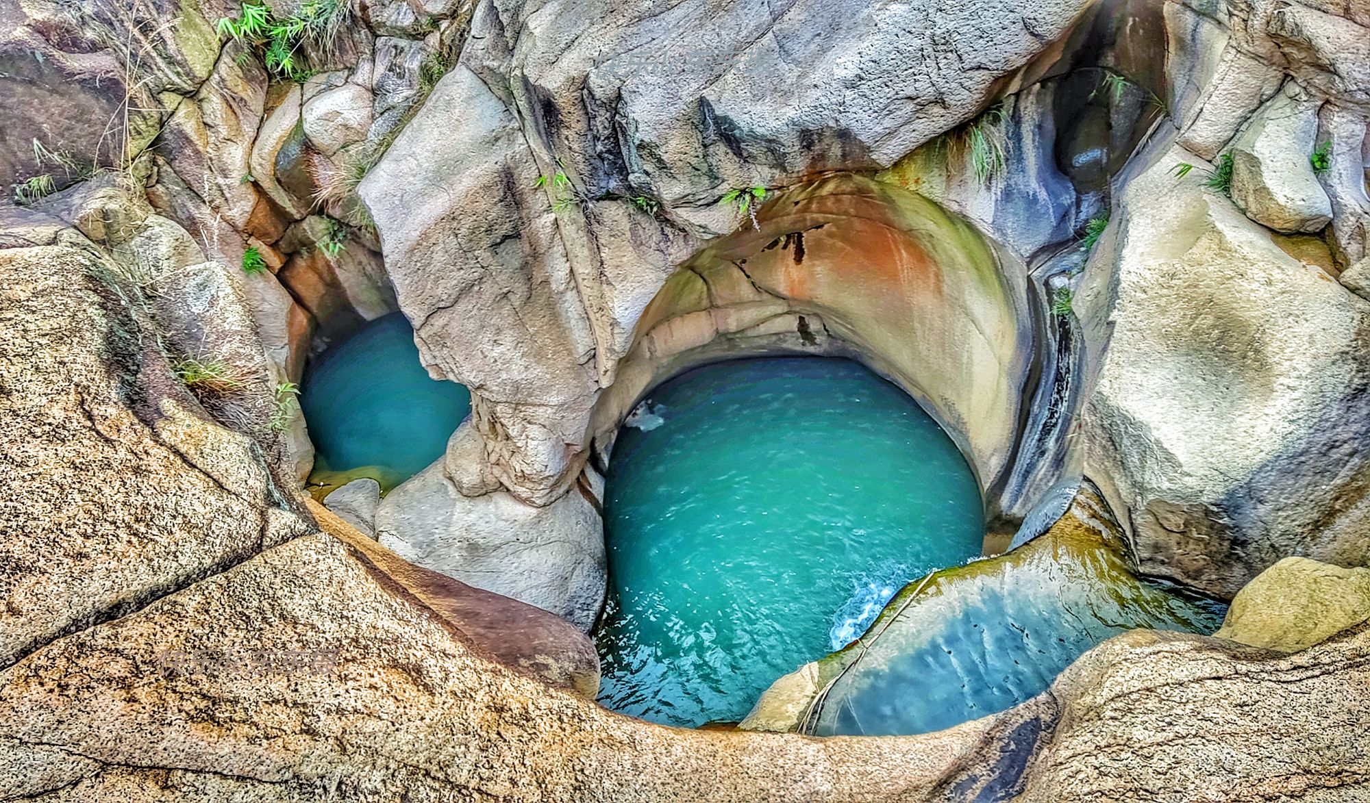 揭阳市玉湖镇坪上村瀑布,揭东区玉湖镇坪上村石场