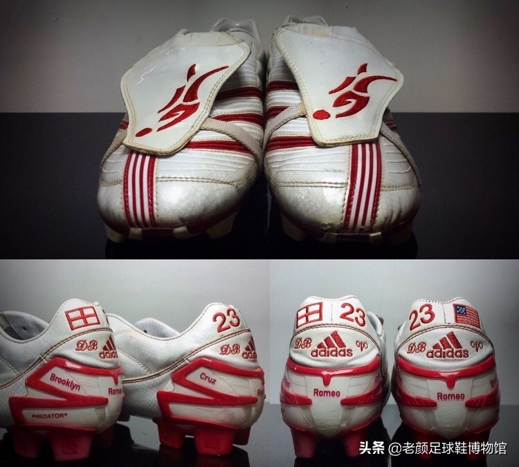 小贝当年多风光，三个儿子都穿德产定制鞋，球鞋广告动用百兽之王