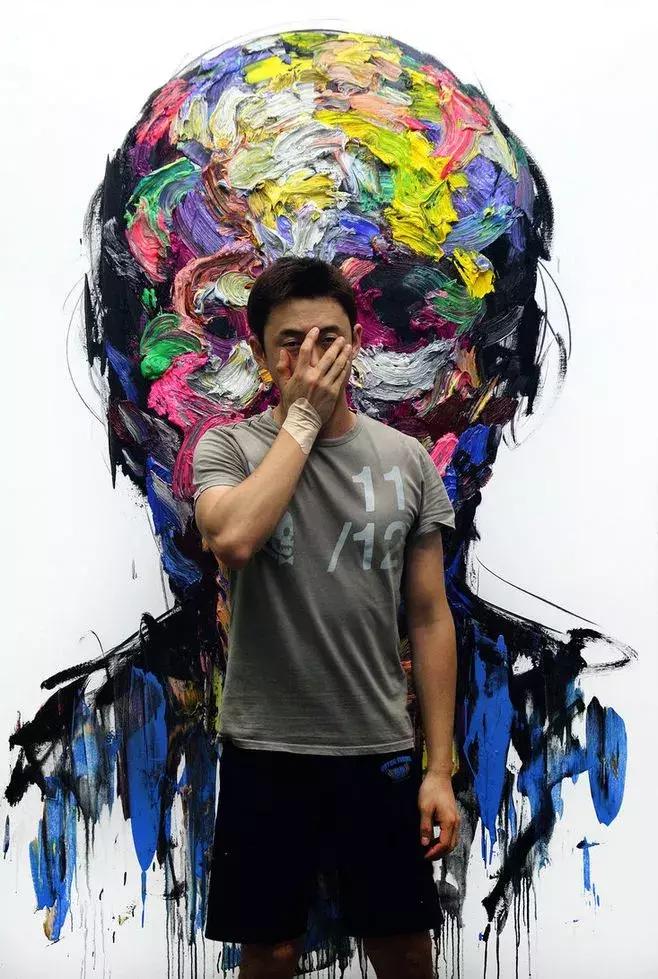 厚画的魅力！韩国shinkwangho用有张力的作品直击眼球！！！