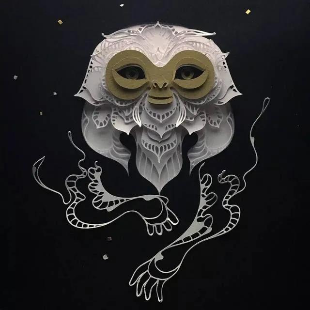 叹为观纸折纸作品,最近超火的纸手工