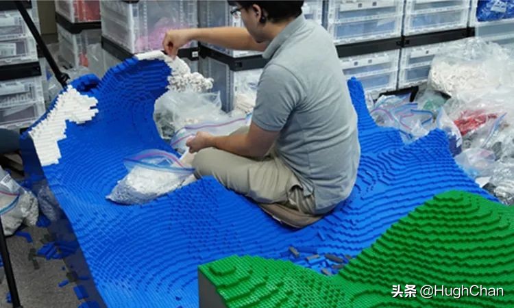 葛饰北斋神奈川冲浪图拍卖金额,日本乐高大师作品