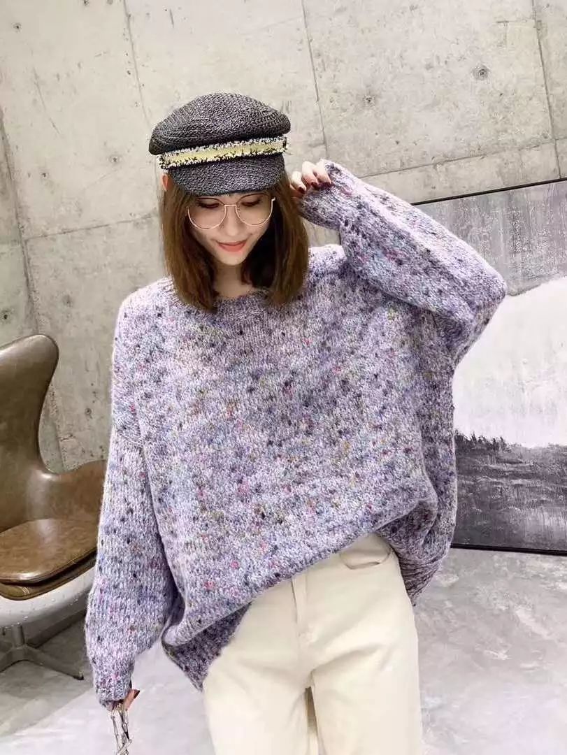 秋款垂感慵懒风针织衫配什么裤子,秋季到了针织衫搭配牛仔裤