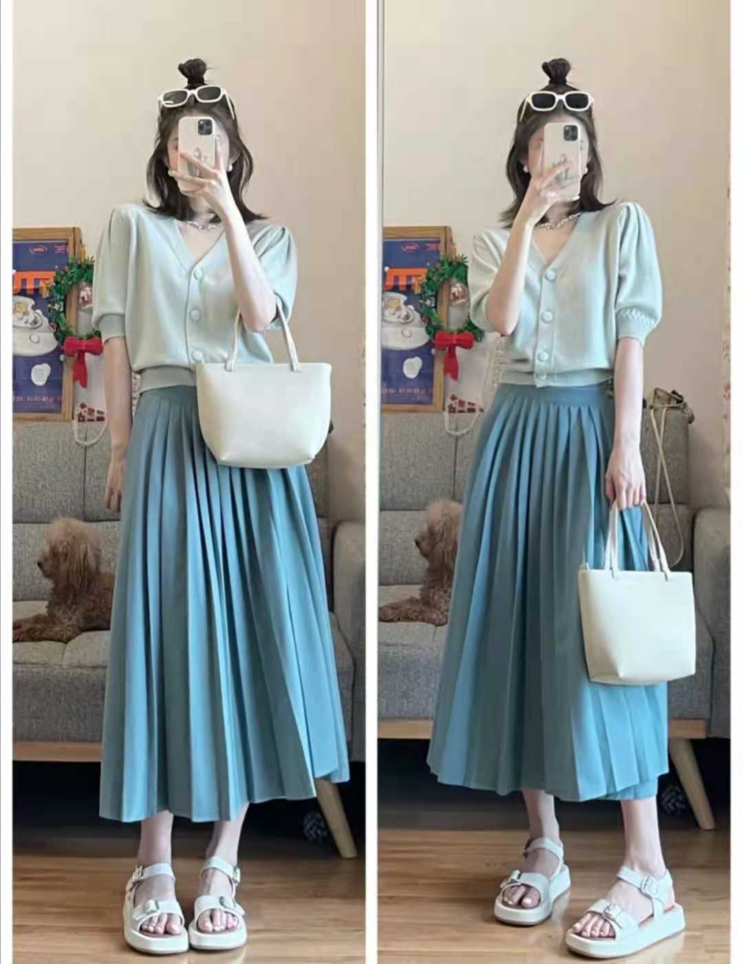 夏天半身裙怎么穿搭好看,女生半身裙穿搭方法泳装