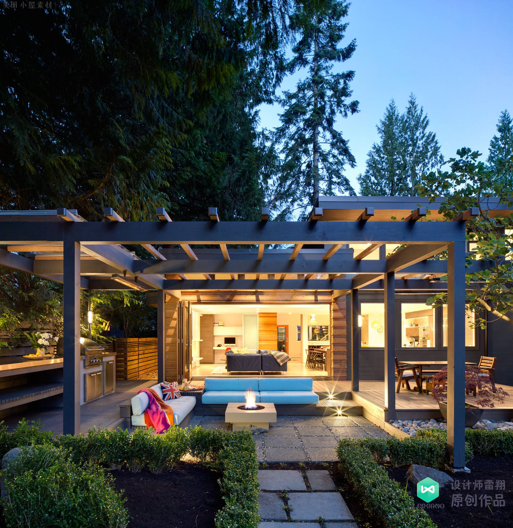 庭院石板如何铺,1.2米庭院路石板铺设效果图