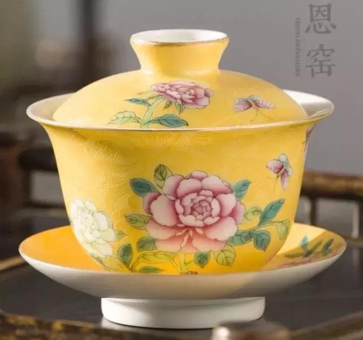 清颜粉彩瓷,粉彩扒花制作