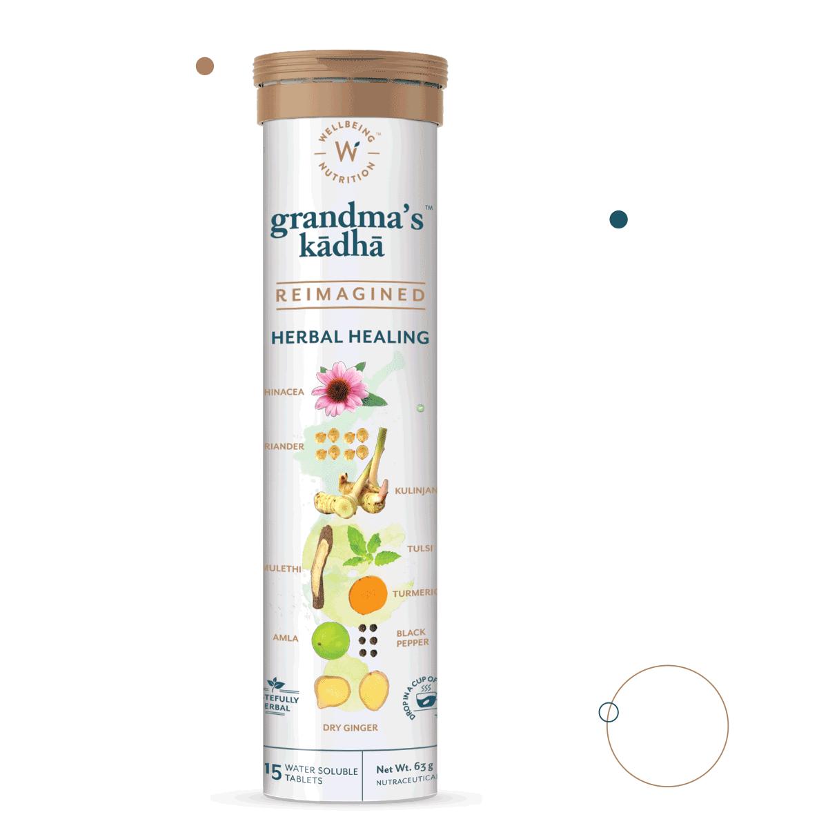 grandmas-kadha印度泡腾片包装设计via:Stratedgy