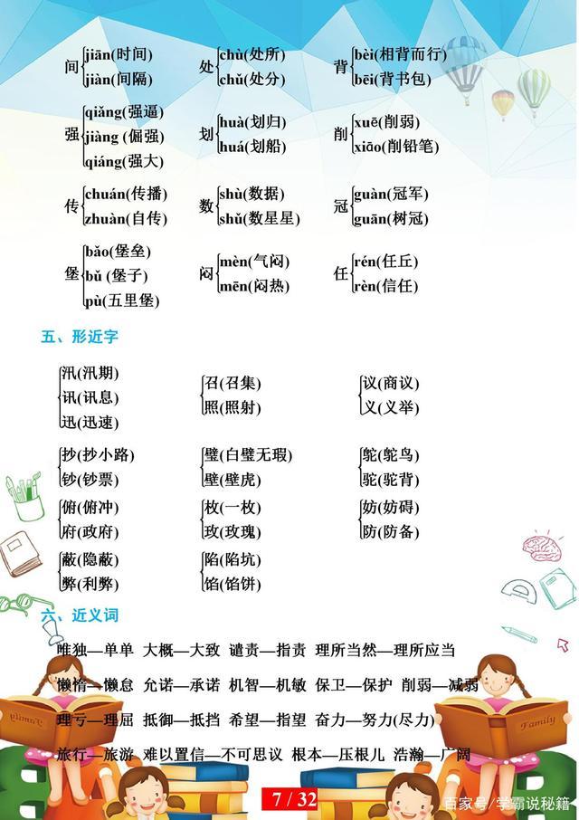 2019-2020五年级语文下学期期末卷,五年级上册语文期末复习必考点