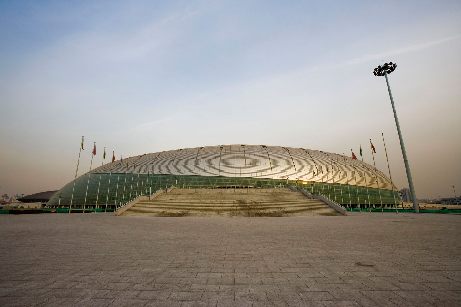 周末带着我的小元，去了天津的奥林匹克中心溜达