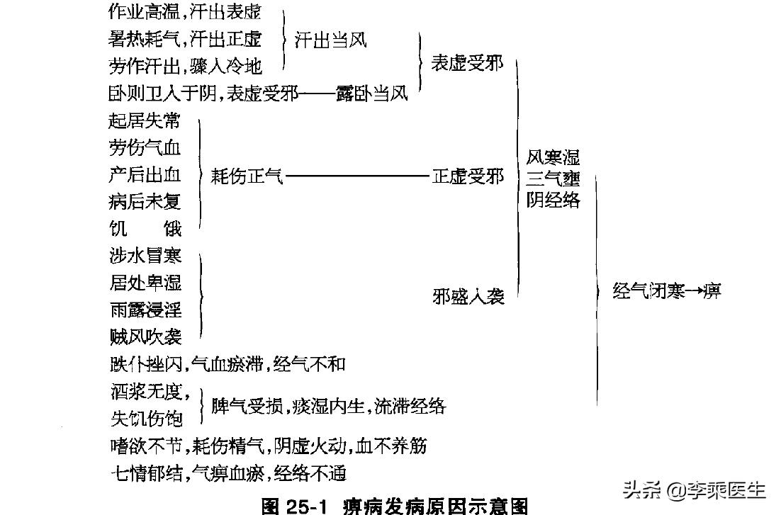 痹症的病位和病因,痹病的基本病机