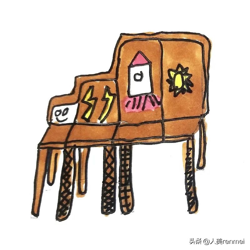 椅子的设计效果图,椅子的设计四年级上册美术作业