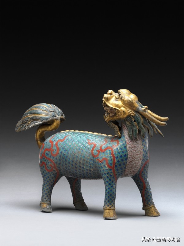 麒麟尊图,国宝文物麒麟尊