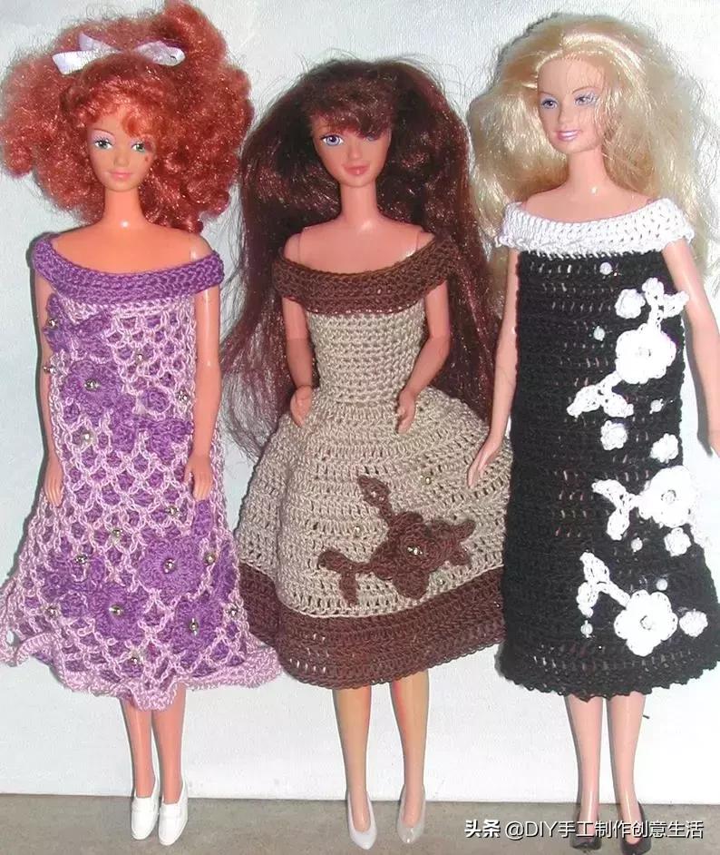 娃娃的衣服怎么钩简单,钩最简单的娃娃衣服教程